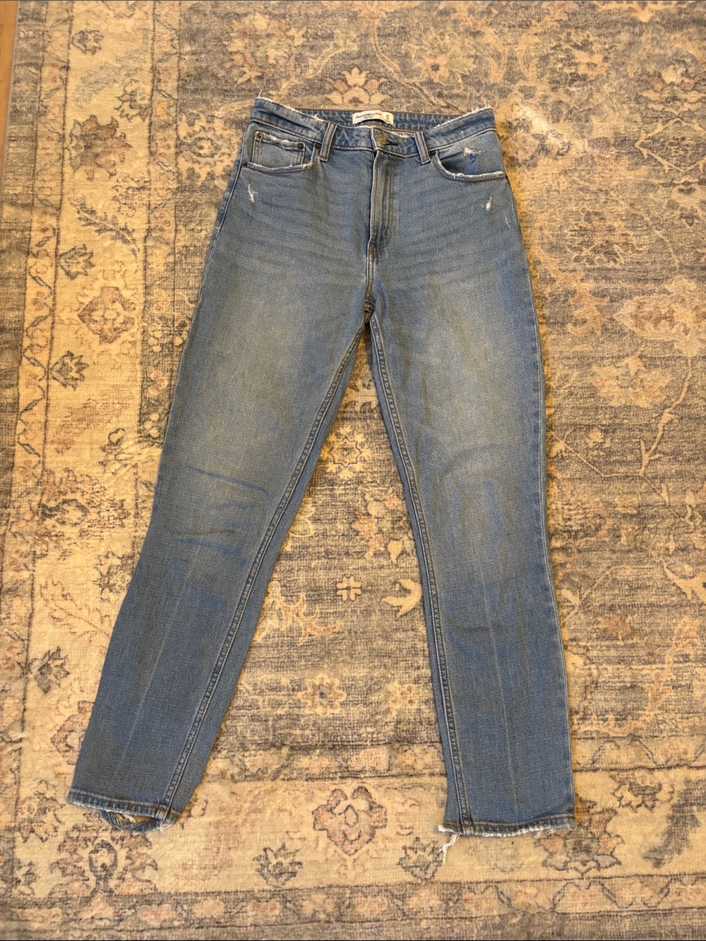 Abercrombie & Fitch Women's Slim Skinny Jeans in Blue Wash